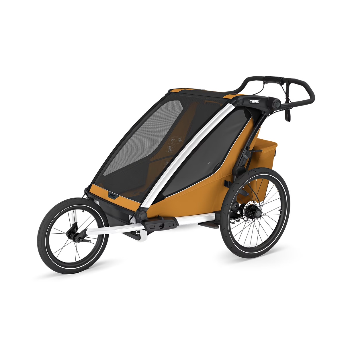 Thule-Chariot-Sport-2-dubbel-natuurlijk-goud-fietskar-5