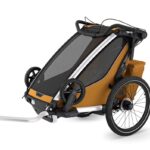 Thule-Chariot-Sport-2-enkel-natuurlijk-goud-fietskar-1